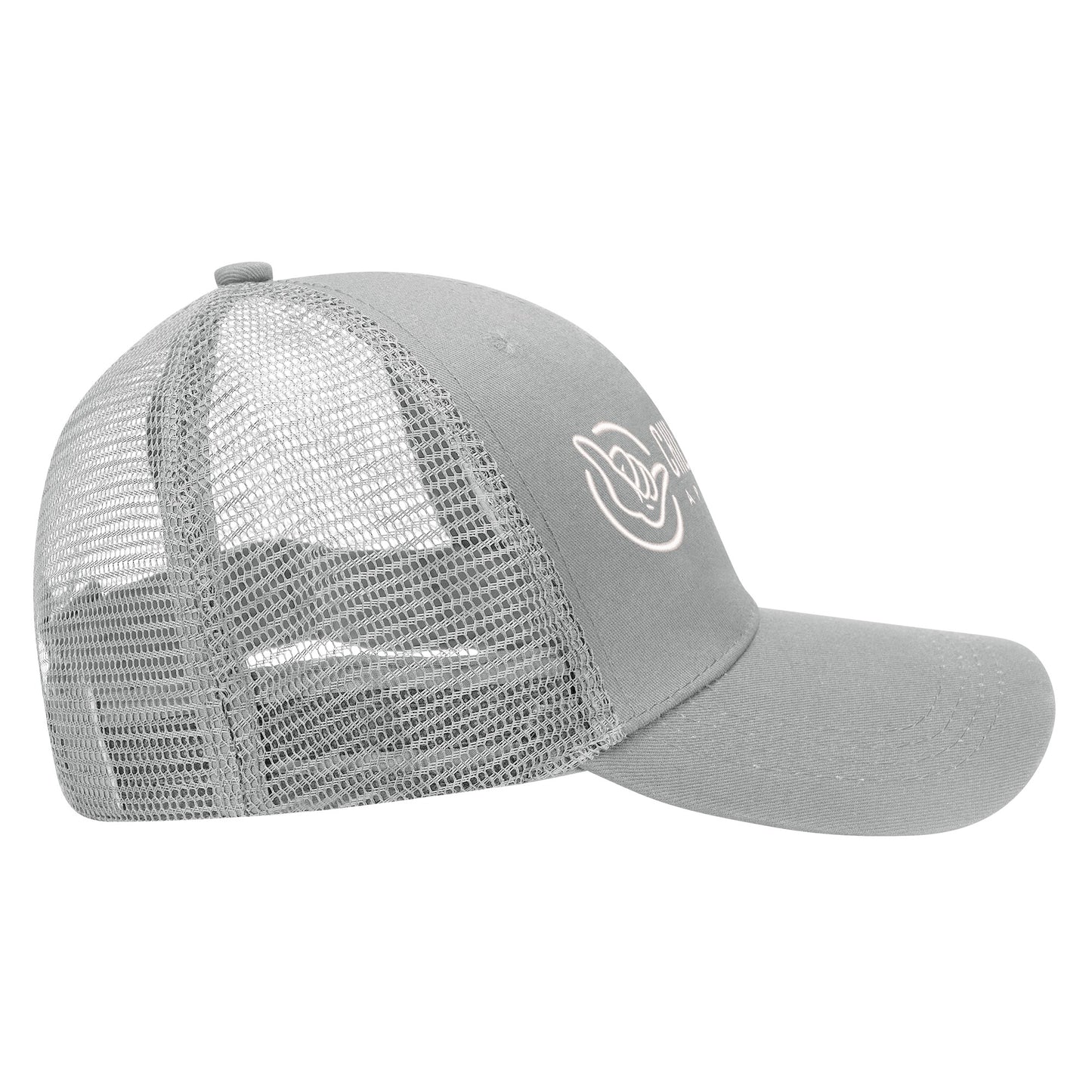 Embroidered Logo Mesh Baseball Cap