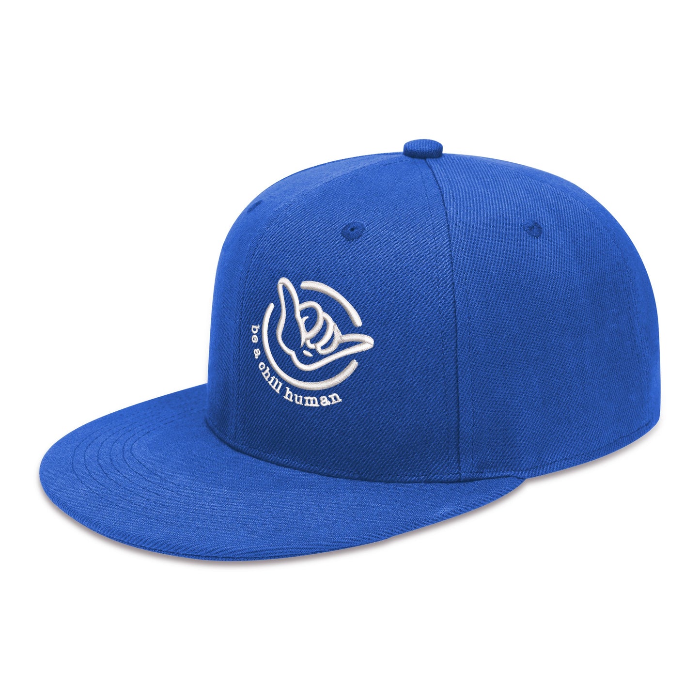 Embroidered Logo Snapback Hat