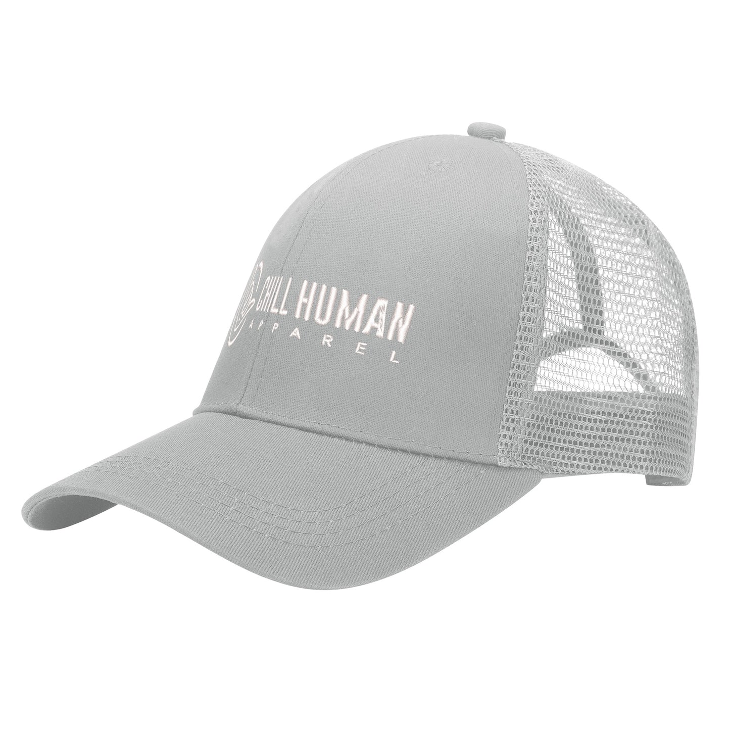 Embroidered Logo Mesh Baseball Cap