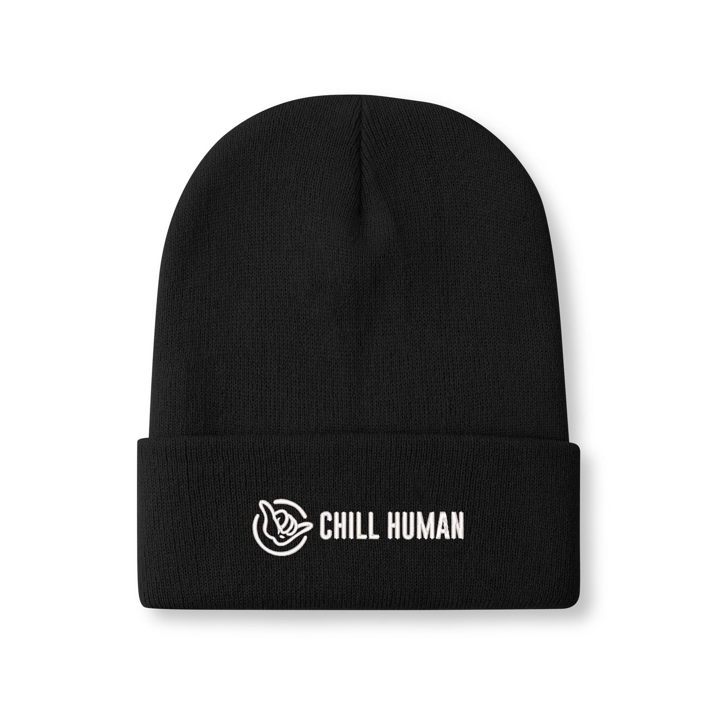 Embroidered Logo Knitted Hat