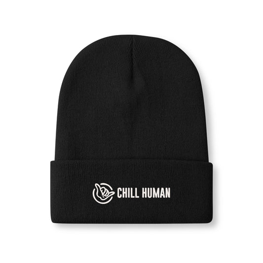 Embroidered Logo Knitted Hat