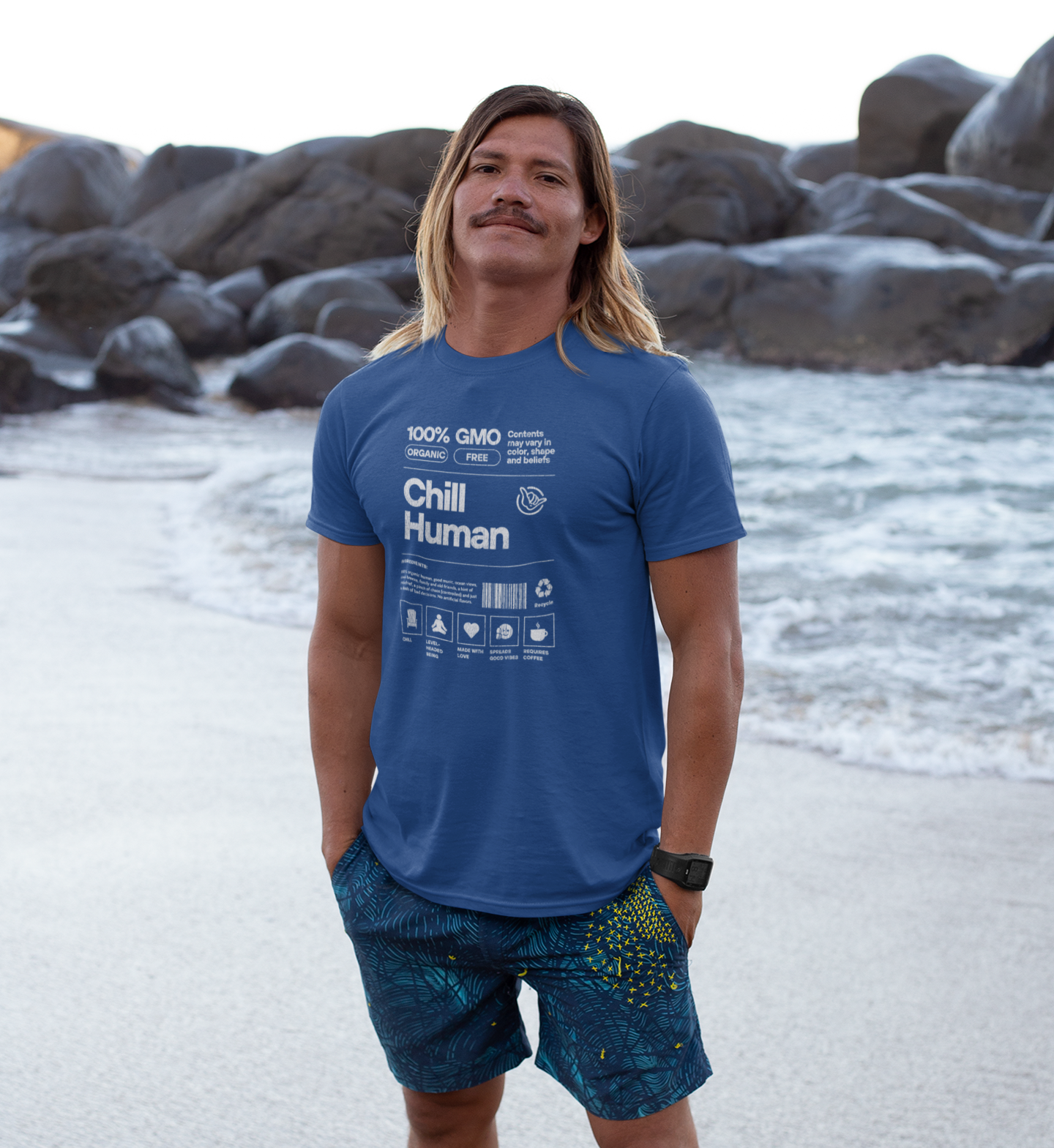 Chill Human Eco-Label Tee